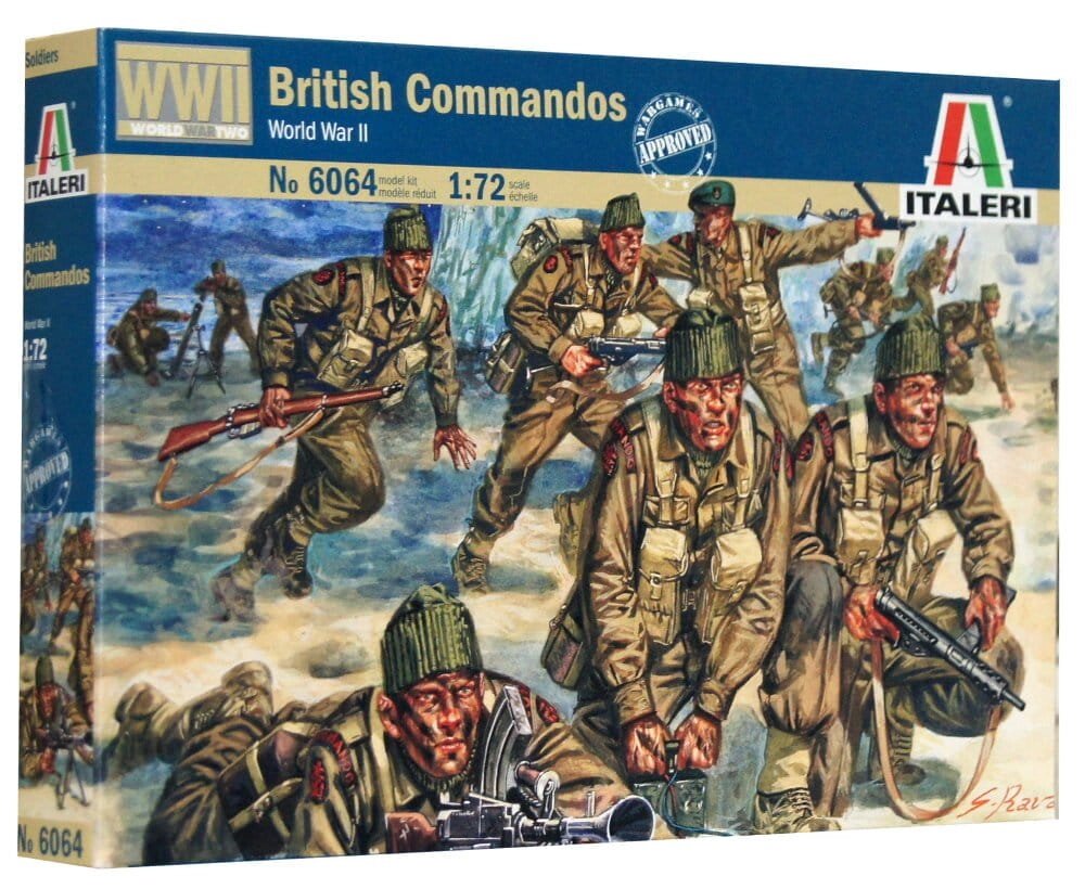 British Commandos World War II. 1/72 ITALERI 6064 від компанії Хоббінет - збірні моделі - фото 1