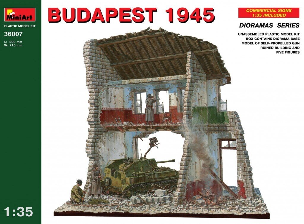 Будапешт 1945 р 1/35 MINIART 36007 від компанії Хоббінет - збірні моделі - фото 1