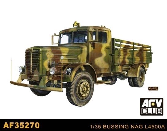 BUSSING-NAG-L4500A. Збірна модель вантажного автомобіля в масштабі 1/35. AFV CLUB 35270 від компанії Хоббінет - збірні моделі - фото 1