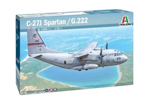 C-27J spartan/G. 222. модель літака у масштабі 1/72. italeri 1450