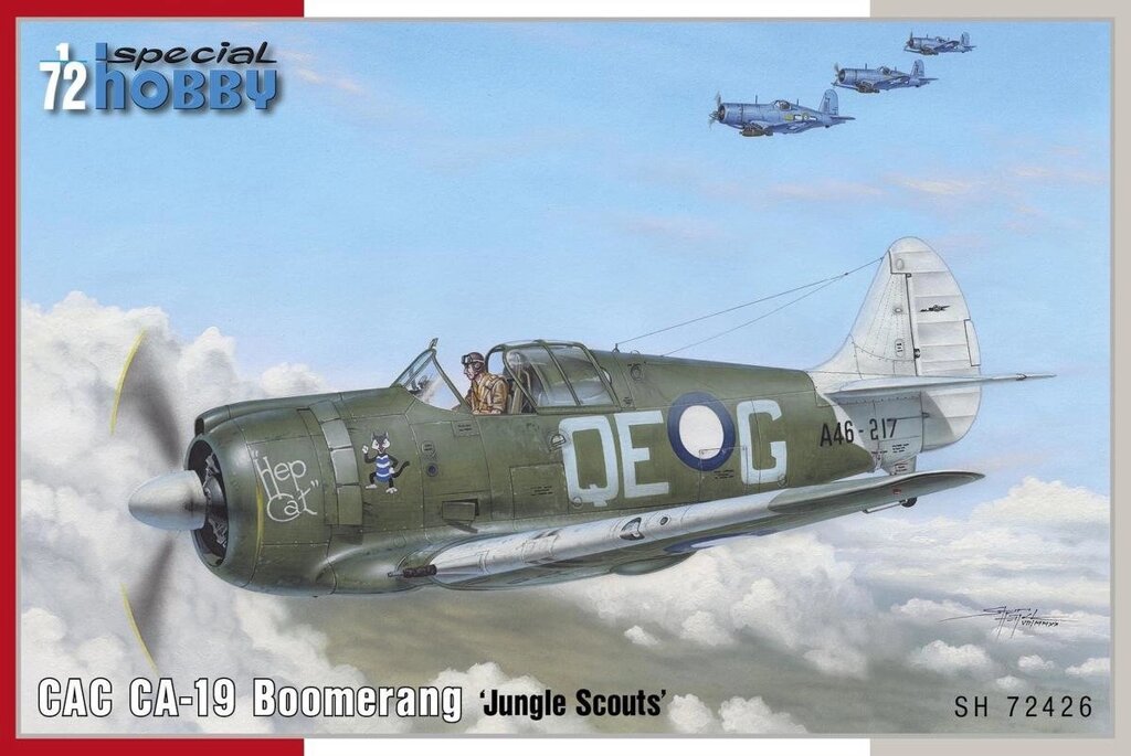 CAC CA-19 Boomerang 'Jungle Scouts'. Збірна модель винищувача в масштабі 1/72. SPECIAL HOBBY SH72426 від компанії Хоббінет - збірні моделі - фото 1