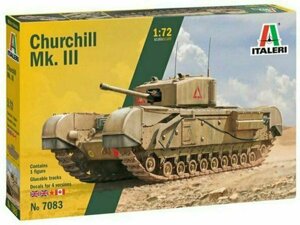 Churchill Mk. III. Збірна пластикова модель. 1/72 ITALERI 7083