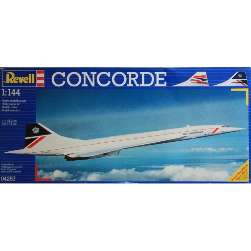 CONCORDE BRITISH AIRWAYS. 1/144 REVELL 04257 від компанії Хоббінет - збірні моделі - фото 1