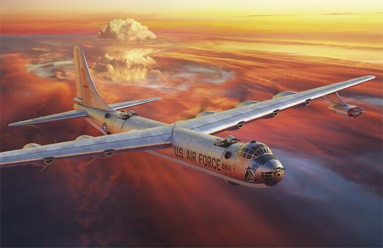 Convair B-36D / F / H / J Peacemaker. Модель літака в масштабі 1/144. RODEN 337 від компанії Хоббінет - збірні моделі - фото 1