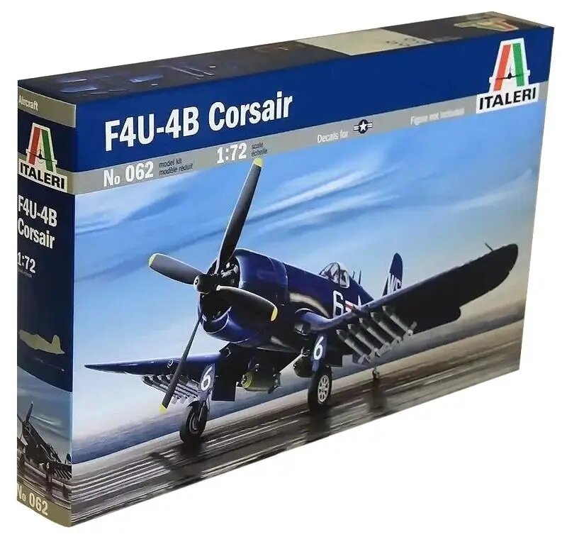 CORSAIR F - 4U / 4B. Збірна модель літака в масштабі 1/72. ITALERI 062 від компанії Хоббінет - збірні моделі - фото 1