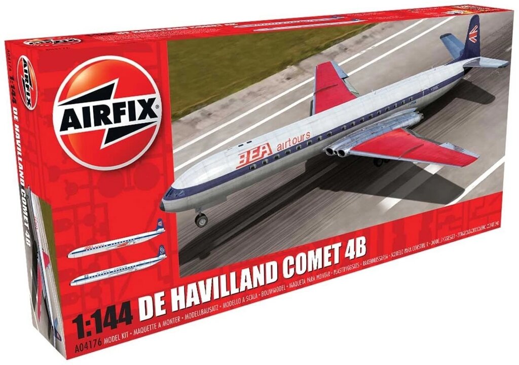 De Havilland Comet 4B. 1/144 AIRFIX 04176 від компанії Хоббінет - збірні моделі - фото 1