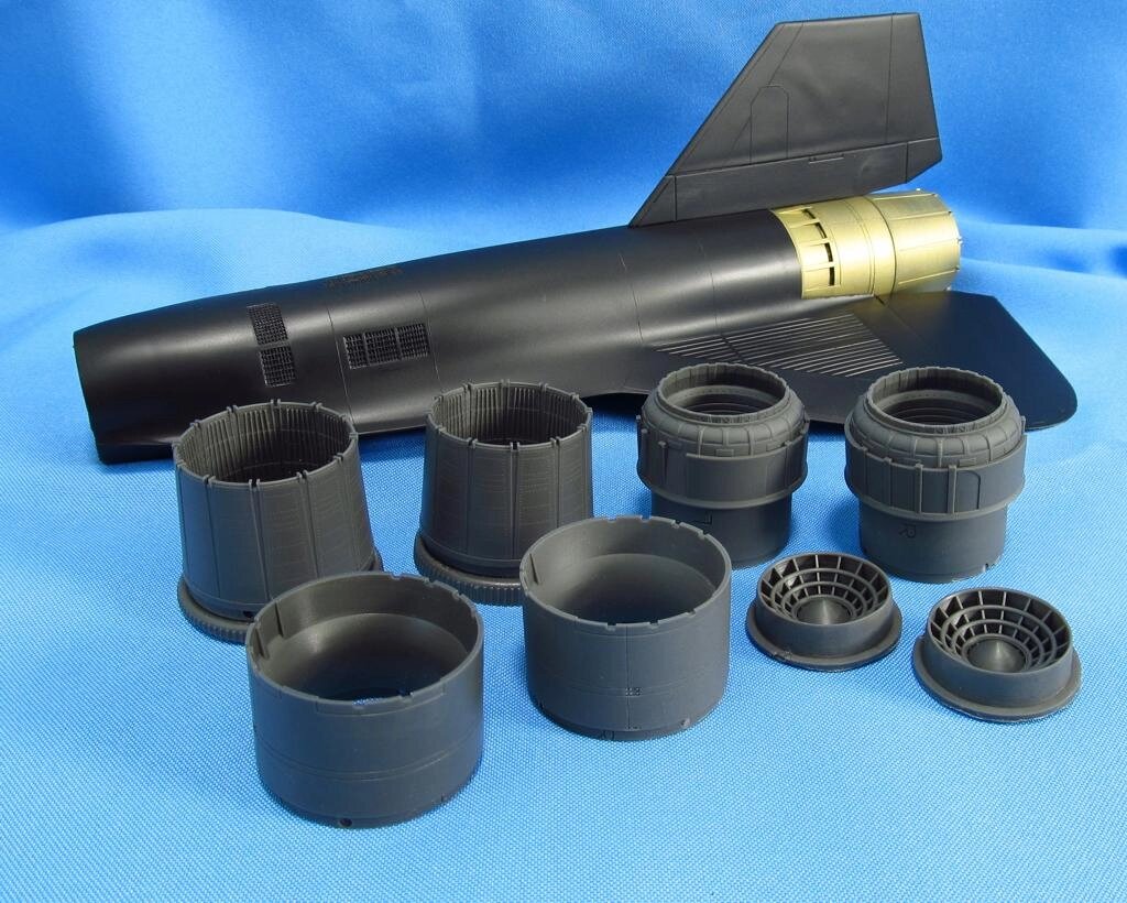 Деталировка для самолета  SR-71 Blackbird. Форсунки. 1/48 METALLIC DETAILS MDR4859 від компанії Хоббінет - збірні моделі - фото 1