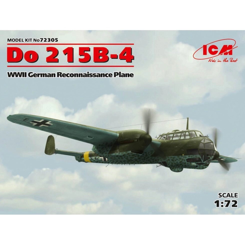 DO 215B-4. Збірна модель літака розвідника в масштабі 1/72. ICM 72305 від компанії Хоббінет - збірні моделі - фото 1