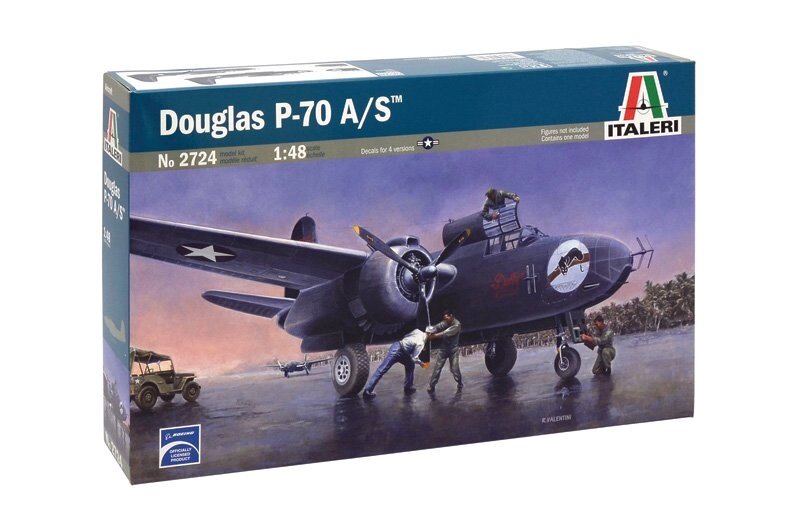 Douglas P-70 A / S. Збірна модель нічного бомбардувальника в масштабі 1/48. ITALERI 2724 від компанії Хоббінет - збірні моделі - фото 1