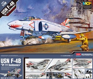 F-4B "VF-111 Sundowners"Збірна модель літака у масштабі 1/48. ACADEMY 12232