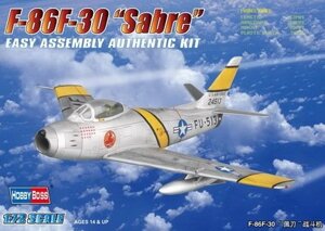 F-86 F-30 Sabre. Збірна модель винищувача в масштабі 1/72. HOBBY BOSS 80258