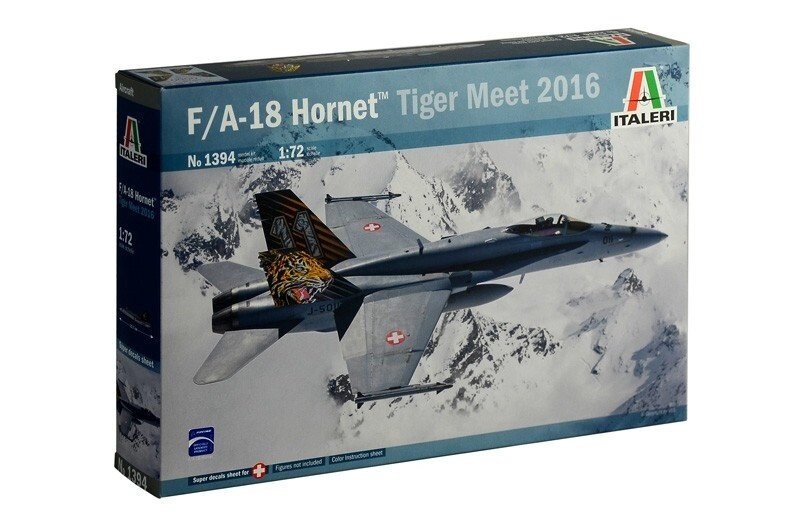F / A-18 HORNET TIGER MEET 2016. 1/72 ITALERI 1394 від компанії Хоббінет - збірні моделі - фото 1