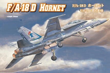 F/A-18D HORNET. Збірна модель літака у масштабі 1/72. HOBBY BOSS 80269 від компанії Хоббінет - збірні моделі - фото 1