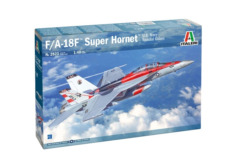 F/A-18F Super Hornet U. S. Navy Special Colors. ITALERI 2823 від компанії Хоббінет - збірні моделі - фото 1