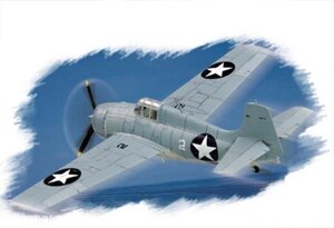 F4F-4 Wildcat. Збірна модель літака. 1/72 HOBBY BOSS 80220