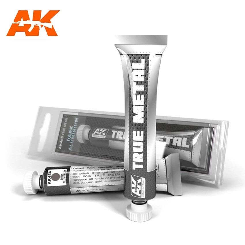 Фарба металік темний алюміній 20 мл. AK-INTERACTIVE AK-456 від компанії Хоббінет - збірні моделі - фото 1