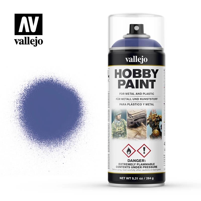 Фарба-спрей ультрамарин синій 400 мл. VALLEJO 28017 від компанії Хоббінет - збірні моделі - фото 1