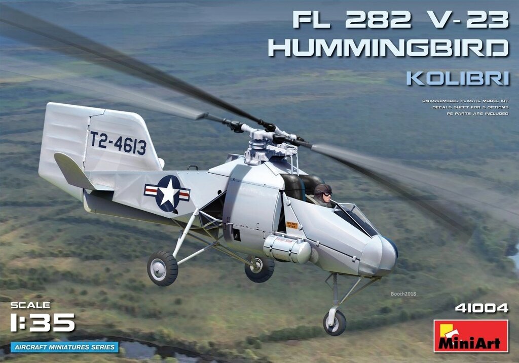 Fl 282 V-23 Вертоліт HUMMINGBIRD (Колібрі). 1/35 MINIART 41004 від компанії Хоббінет - збірні моделі - фото 1