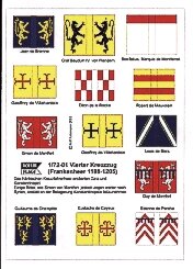 Флаги и штандарты в масштабе 1/72. Vierter Kreuzzug (Frankenheer 1198-1205). ROFUR-FLAGS 01 ##от компании## Хоббинет - сборные модели - ##фото## 1