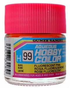 Флуоресцентно-рожевий глянец.10 мл. MR.HOBBY H099 від компанії Хоббінет - збірні моделі - фото 1