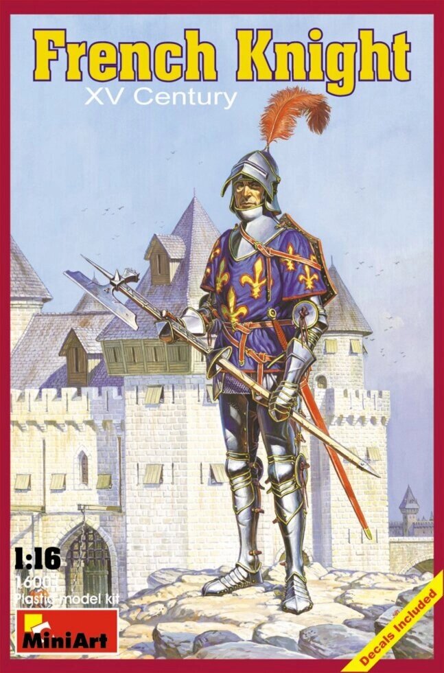 Французький лицар. XV ВЕК. 1/16 MINIART 16001 від компанії Хоббінет - збірні моделі - фото 1