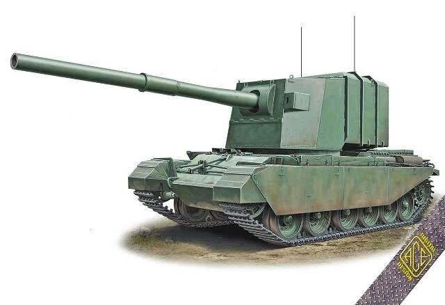 FV4005 183 mm on Centurion Hull (Мисливець за ІС-ами) Збірна модель з пластику в масштабі 1/72. ACE 72429 від компанії Хоббінет - збірні моделі - фото 1