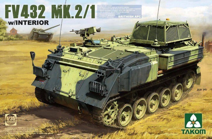 FV432 Mk.2 / 1 бронетранспортер з інтер'єром. 1/35 TAKOM 2066 від компанії Хоббінет - збірні моделі - фото 1