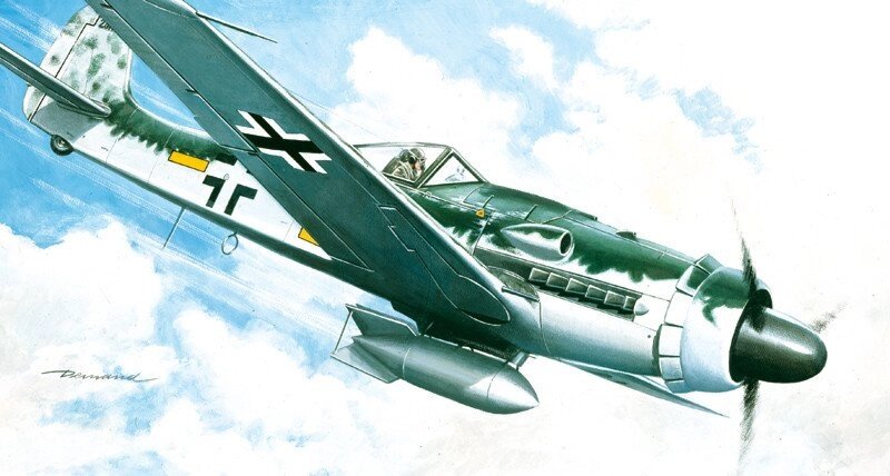 FW-190 D-9. 1/72 ITALERI 1128 від компанії Хоббінет - збірні моделі - фото 1