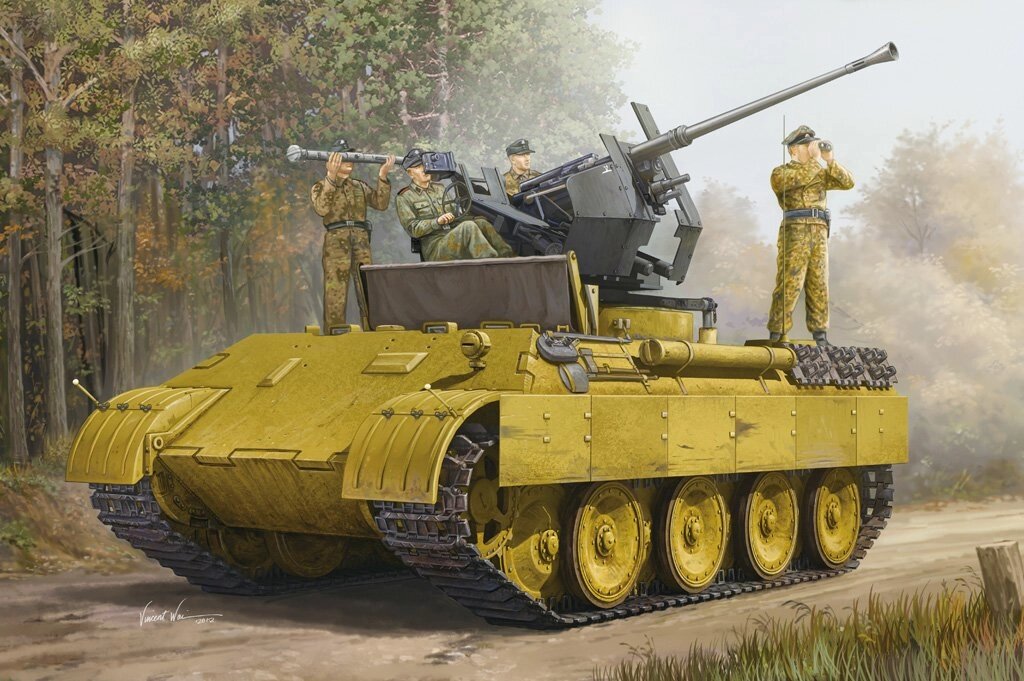 German Panther Ausf. D Flak Bergepanther. 1/35 HOBBY BOSS 82492 від компанії Хоббінет - збірні моделі - фото 1