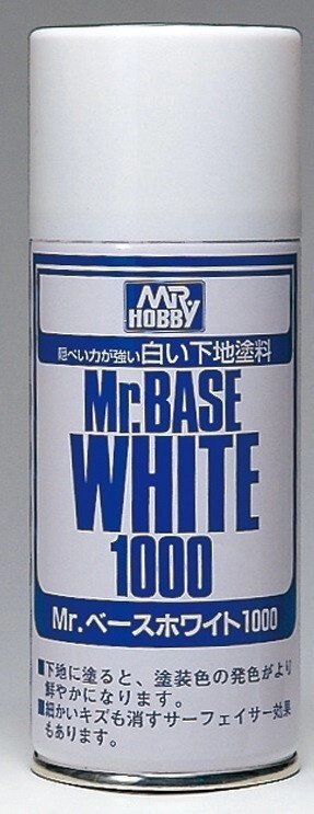 Грунтовка базовий білий, аерозоль, 180 мл. MR. HOBBY B-518 від компанії Хоббінет - збірні моделі - фото 1