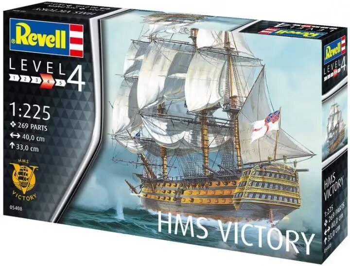 H. M. S. Victory Флагманський корабель лорда Нельсона (1790 р., Великобританія) 1/225. REVELL 05408 від компанії Хоббінет - збірні моделі - фото 1