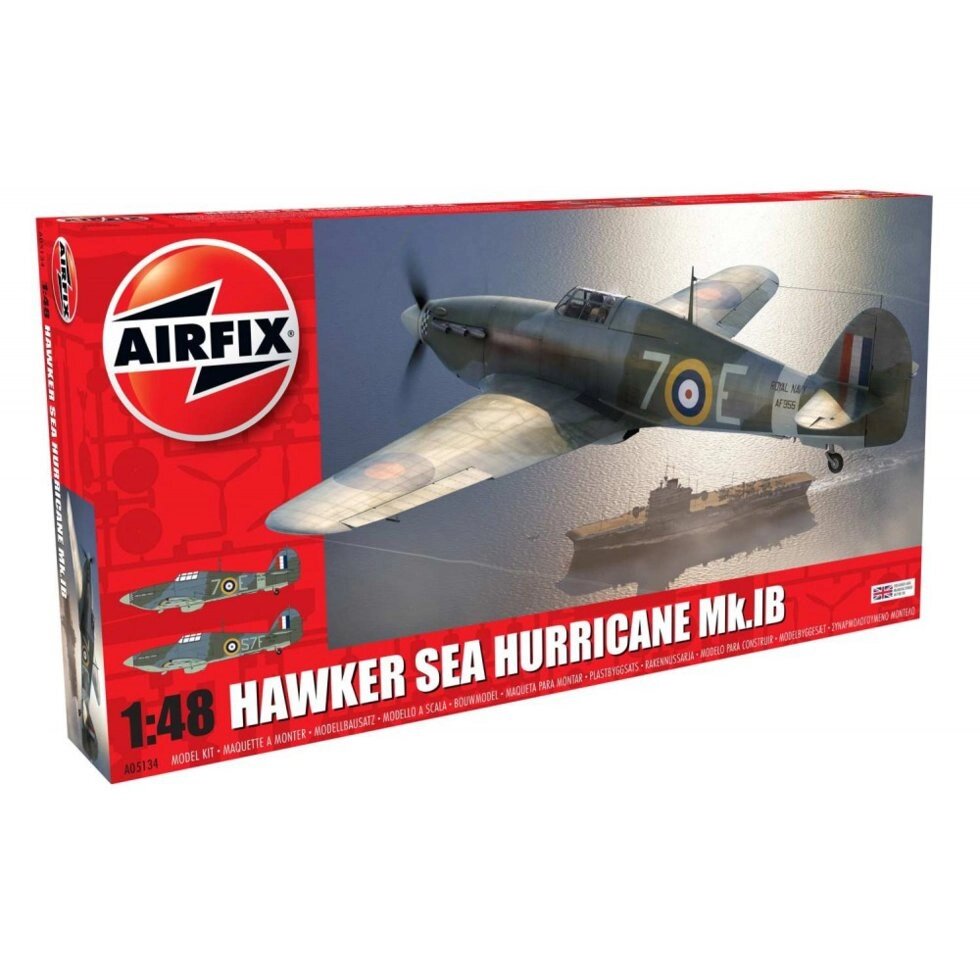 Hawker Sea Hurricane MK. I. 1/48 AIRFIX 05134 від компанії Хоббінет - збірні моделі - фото 1