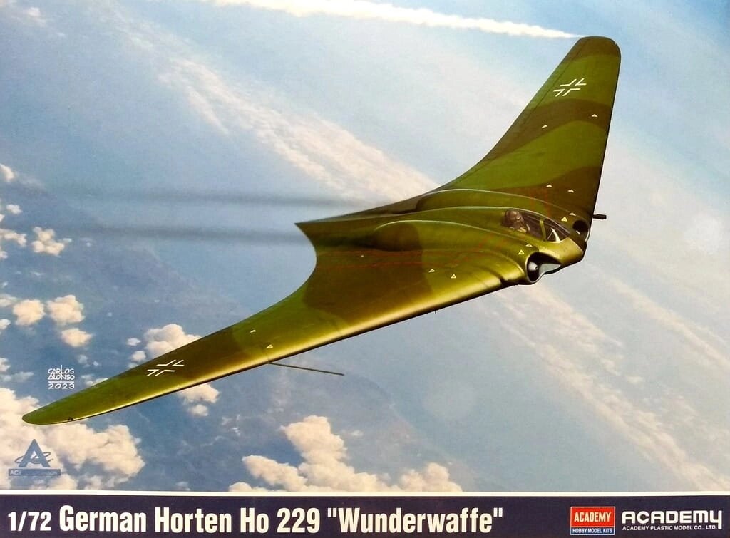 Horten Ho 229 "Wunderwaffe". Збірна модель літака у масштабі 1/72. ACADEMY 12583 від компанії Хоббінет - збірні моделі - фото 1