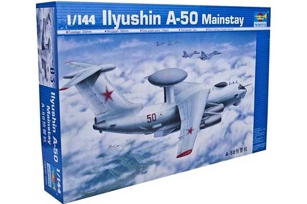 Іллюшин А-50 Мейнстей. Збірна модель літака у масштабі 1/144. TRUMPETER 03903 від компанії Хоббінет - збірні моделі - фото 1