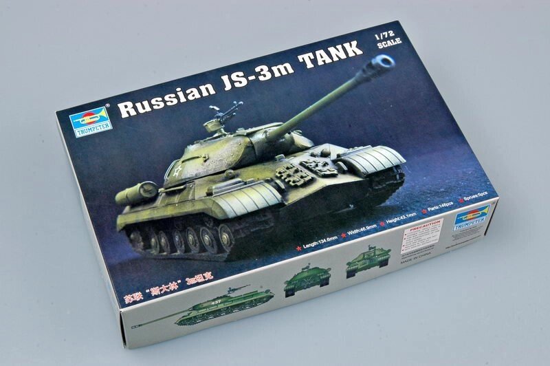 ИС-3М збірна модель Такна в масштабі 1/72. TRUMPETER 07228 від компанії Хоббінет - збірні моделі - фото 1