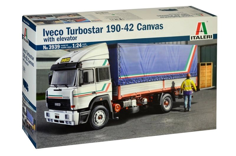 Iveco Turbostar 190-42 Canvas with elevator. 1/24 ITALERI 3939 від компанії Хоббінет - збірні моделі - фото 1