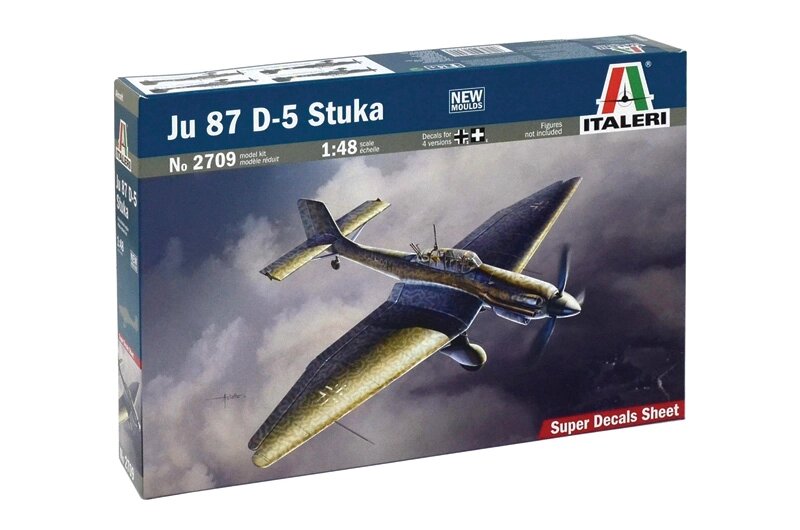 JU 87 D-5 STUKA. 1/48 ITALERI 2709 від компанії Хоббінет - збірні моделі - фото 1