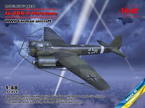 Ju-88A-8 Paravane. Збірна модель літака у масштабі 1/48. ICM 48230