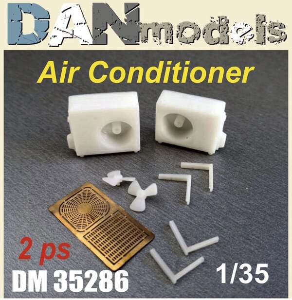 Кондиціонери (2 шт.). Аксесуари для діорам. 1/35 DANMODELS DM35286 від компанії Хоббінет - збірні моделі - фото 1