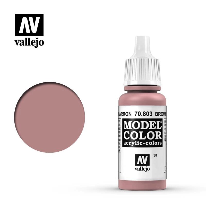 Коричневий рожевий Крилова фарба, 17 мл. VALLEJO MODEL COLOR 70803 від компанії Хоббінет - збірні моделі - фото 1