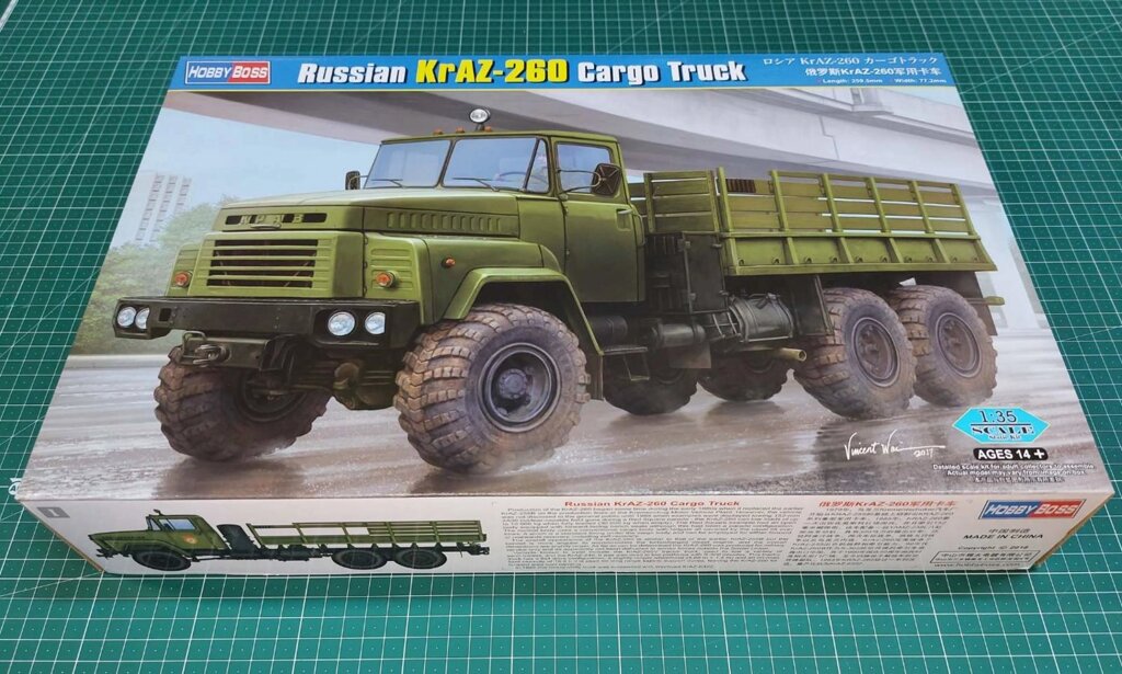 КрАЗ-260. Збірна модель радянського військового вантажівки в масштабі 1/35. HOBBY BOSS 85510 від компанії Хоббінет - збірні моделі - фото 1
