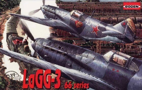 ЛаГГ-3 66 серії / LaGG-3 (66 series). Збірна модель радянського винищувача у масштабі 1/72. RODEN 039 від компанії Хоббінет - збірні моделі - фото 1