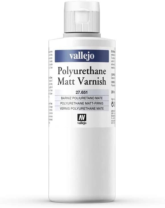 Лак матовий поліуретановий, 200 мл. VALLEJO 27651 від компанії Хоббінет - збірні моделі - фото 1