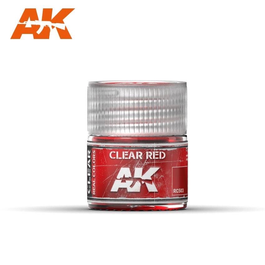 Лак прозорий червоний 10 мл. AK-INTERACTIVE RC503 від компанії Хоббінет - збірні моделі - фото 1