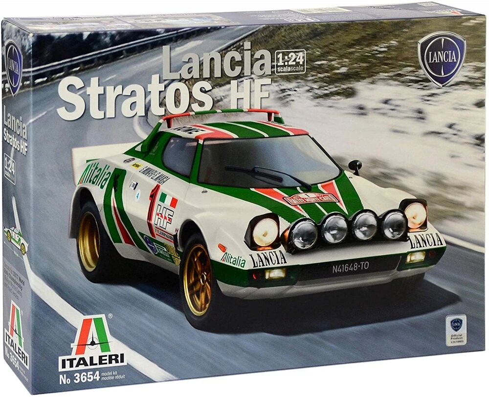 Lancia Stratos Hf. 1/24 ITALERI 3654 від компанії Хоббінет - збірні моделі - фото 1