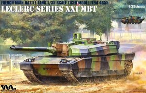 Leclerc Series XXI MBT. Збірна пластикова модель у масштабі 1/35 Tiger Model 4655