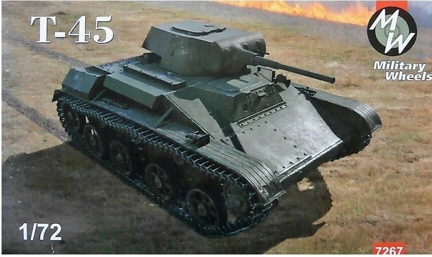 Легкий танк T-45. 1/72 MILITARY WHEELS 7267 від компанії Хоббінет - збірні моделі - фото 1