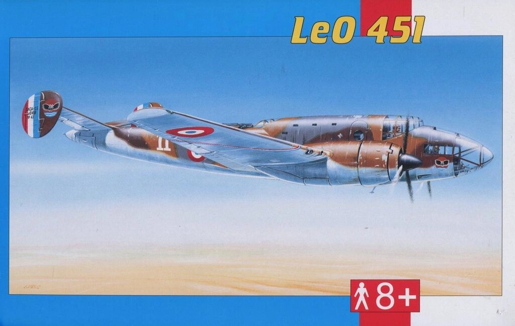 Leo 451. Збірна модель літака в масштабі 1/72. SMER 0843 від компанії Хоббінет - збірні моделі - фото 1