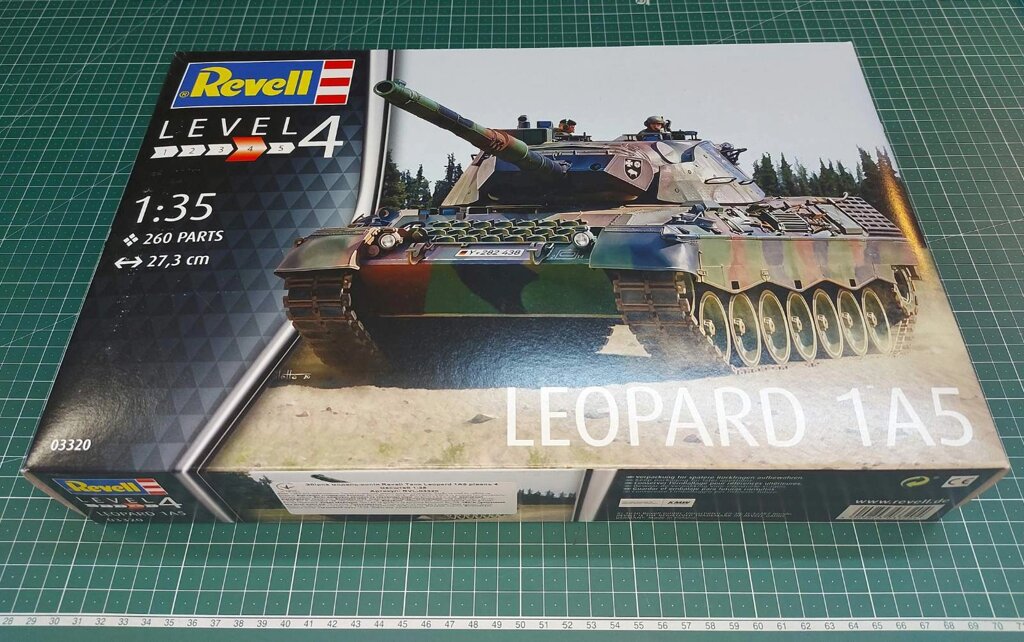 Leopard 1A5. Збірна модель танка у масштабі 1/35. REVELL 03320 від компанії Хоббінет - збірні моделі - фото 1