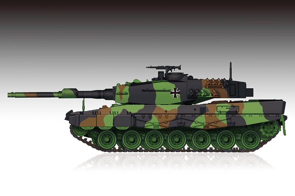 Leopard 2 A4. Збірна модель танка у масштабі 1/72. TRUMPETER 07190 від компанії Хоббінет - збірні моделі - фото 1